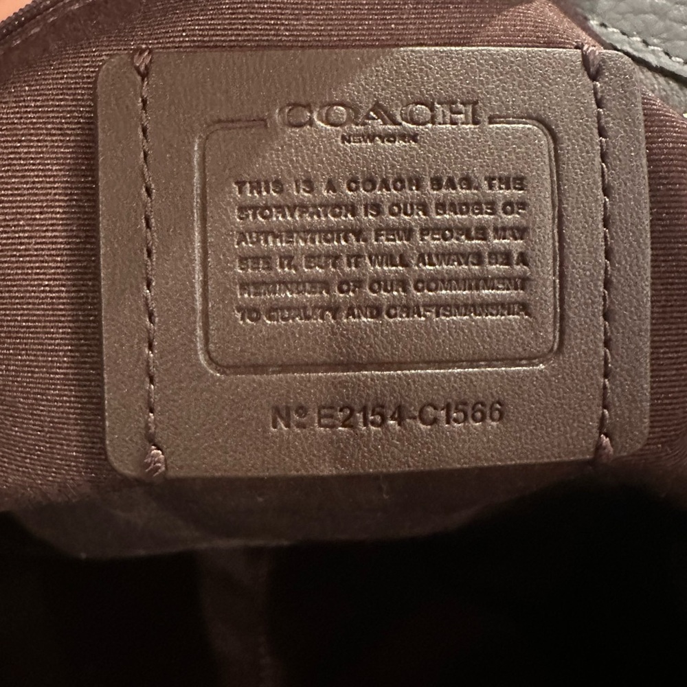 Coach Gray Leather Tote Bag - Picture 6 of 6